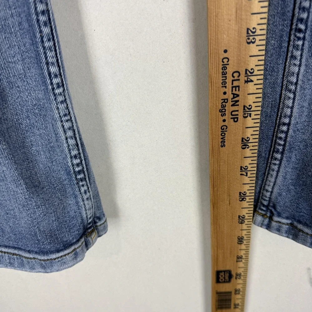 Topman‎ Jeans Mens 30x29 Blue Medium Wash Slim Skinny Distressed Stretch Denim
